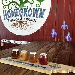 Homegrown Taproom & Kitchen - Beer flight
