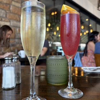 Farmer's Table - Peach mimosa and better together - New American Near Me - La Mesa, California Farmer's Table - Peach mimosa and better together - New American Near Me - La Mesa, California