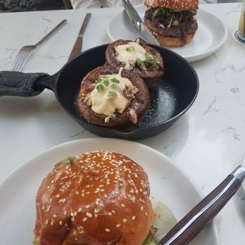 Tower 12 - Ahi banhmi burger and poppers. Too much food but really good! - Bars Near Me - Hermosa Beach, California Tower 12 - Ahi banhmi burger and poppers. Too much food but really good! - Bars Near Me - Hermosa Beach, California