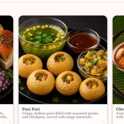 House Of Saffron - Indian street-food favorites featuring Pav Bhaji, Pani Puri & Ghee Thatte Idli - full of authentic flavors and spices.