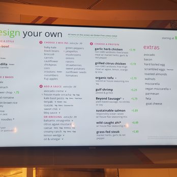 SoFresh - 1-5-22 Menu 4/4 - Salad Near Me - Tampa, Florida