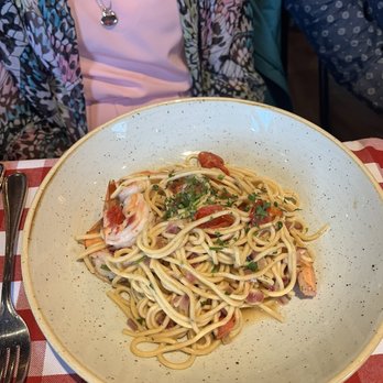 Trattoria Taverniti - Shrimp with spaghetti can't recall the dish name - Italian Near Me - Toronto, Ontario Trattoria Taverniti - Shrimp with spaghetti can't recall the dish name - Italian Near Me - Toronto, Ontario