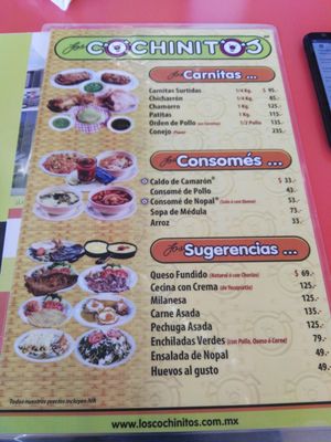 Menu photo 1 Los Cochinitos El Cazadero, QUE Menu photo 1 Los Cochinitos El Cazadero, QUE