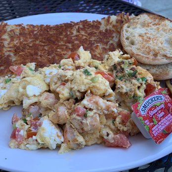 Brothers Cafe - Greek 3 egg scramble - Cafes Near Me - San Mateo, California
