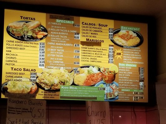 Menu photo 4 Tapatios Mexican Grill Alpine, CA