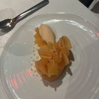 Le Pavillon - Melon dessert - French Near Me - New York, New York
