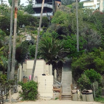 Thousand Steps Beach - These are the stairs that lead to the beach (= - Beaches Near Me - Laguna Beach, California