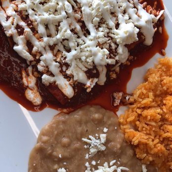 Sabor de Mi Tierra Mexican Grill - Queso enchiladas Rojas lunch special. Very tasty! - Mexican Near Me - Stone Park, Illinois Sabor de Mi Tierra Mexican Grill - Queso enchiladas Rojas lunch special. Very tasty! - Mexican Near Me - Stone Park, Illinois