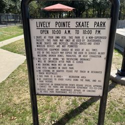 Lively Skate Park - Hours & Rules