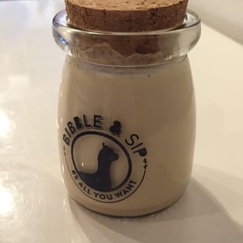 Bibble & Sip - Earl grey panna cotta in the cutest little jar! - Coffee & Tea Near Me - New York, New York