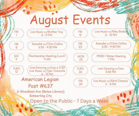 Menu photo 7 American Legion Kimberling City, MO