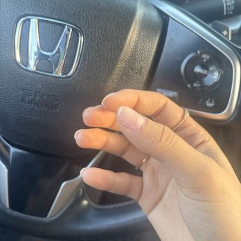 Ivy Nails - pieces of remaining polish after TWENTY FOUR DOLLARS to have it drilled off - Nail Salons Near Me - Paramount, California Ivy Nails - pieces of remaining polish after TWENTY FOUR DOLLARS to have it drilled off - Nail Salons Near Me - Paramount, California