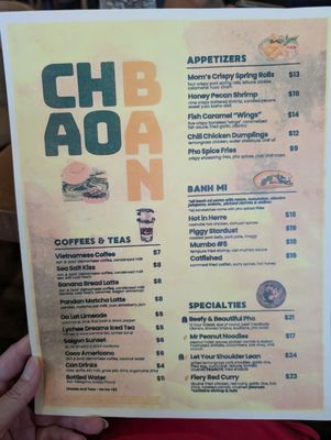 Menu photo 1 Chao Ban McLean, VA Menu photo 1 Chao Ban McLean, VA