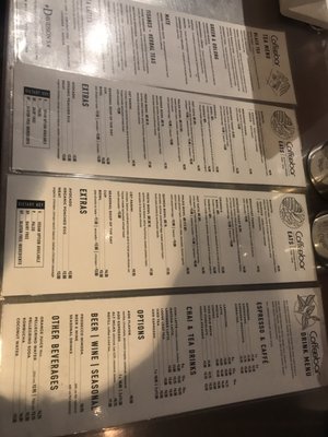 Menu photo 8 Coffeebar Reno, NV