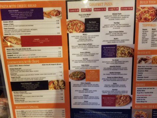 Menu photo 5 Palio's Pizza Cafe Mansfield, TX