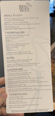 Menu photo 2 Jekyll & Tide Jekyll Island, GA