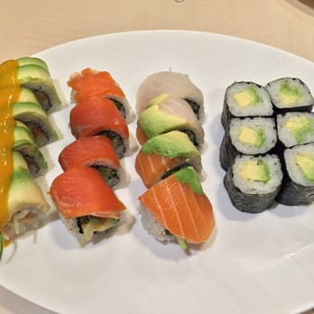 California Roll - Just a small part of the big selection of sushi - Sushi Bars Near Me - Toronto, Ontario