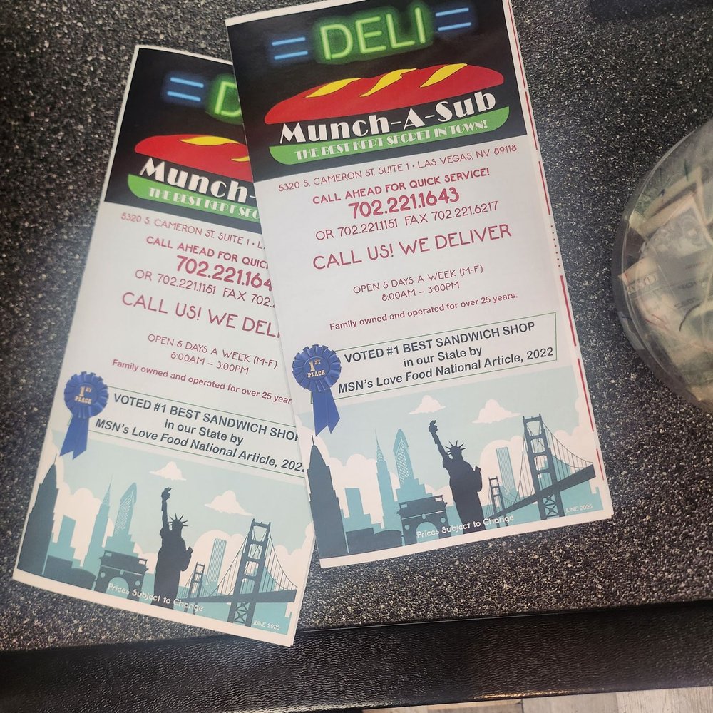 Munch-A-Sub - Sandwiches Near Me - Las Vegas, Nevada