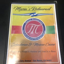 Marias Restaurant - Menu