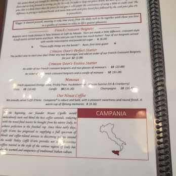 Crimson Door Cafe - Menu - Modern European Near Me - Spokane Valley, Washington Crimson Door Cafe - Menu - Modern European Near Me - Spokane Valley, Washington