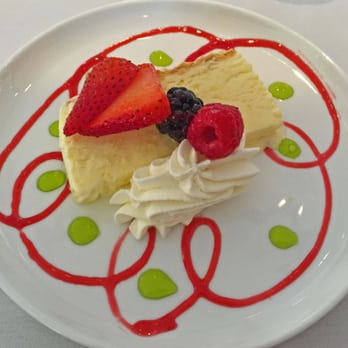 Destinations - Meyer Lemon Semifreddo with Summer Berries. - American Near Me - Fort Myers, Florida Destinations - Meyer Lemon Semifreddo with Summer Berries. - American Near Me - Fort Myers, Florida