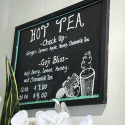 Hot tea options