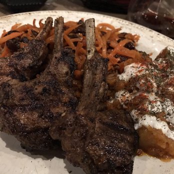 Afghan Bistro - Lamb, rice with carrots & raisins, and potatoes. So delicious. - Afghan Near Me - Springfield, Virginia Afghan Bistro - Lamb, rice with carrots & raisins, and potatoes. So delicious. - Afghan Near Me - Springfield, Virginia