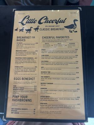 Menu photo 3 Little Cheerful Cafe Bellingham, WA Menu photo 3 Little Cheerful Cafe Bellingham, WA