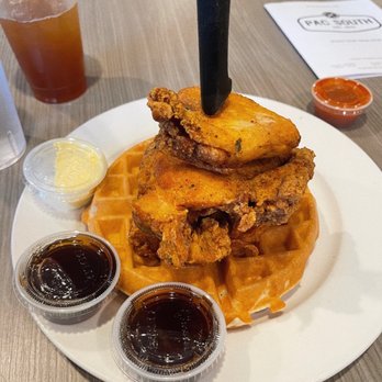 Pacific Southern - Chicken and Waffle with an Arnold Palmer - Southern Near Me - Tacoma, Washington