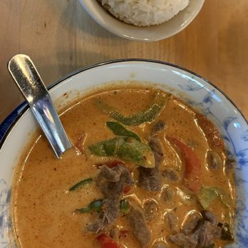 Chiang Rai - Panang Thai Curry with beef - Thai Near Me - Long Beach, California
