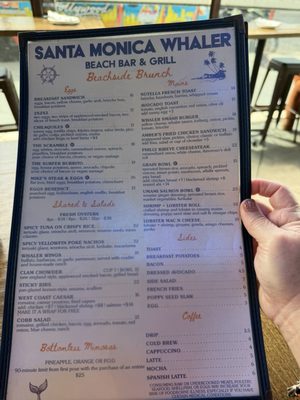 Menu photo 2 The Whaler Santa Monica, CA Menu photo 2 The Whaler Santa Monica, CA