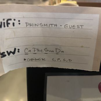 Phin Smith Las Vegas - Wifi & pass - Coffee & Tea Near Me - Las Vegas, Nevada