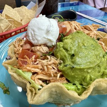 Harbor Mexican Cafe - LA tostada with chicken breast - Mexican Near Me - La Habra, California Harbor Mexican Cafe - LA tostada with chicken breast - Mexican Near Me - La Habra, California