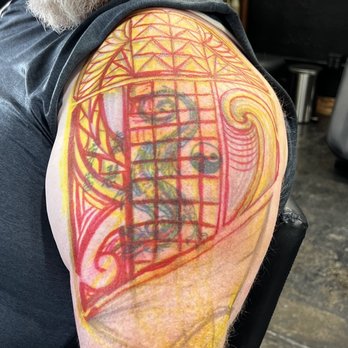 Sorry Mom Ink - Free hand design to cover up an old tattoo - Makeup Artists Near Me - Lacey, Washington