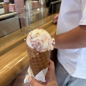 Salt & Straw - Strawberry Pretzel Salad House Made Waffle Cone - Ice Cream & Frozen Yogurt Near Me - Fort Worth, Texas Salt & Straw - Strawberry Pretzel Salad House Made Waffle Cone - Ice Cream & Frozen Yogurt Near Me - Fort Worth, Texas