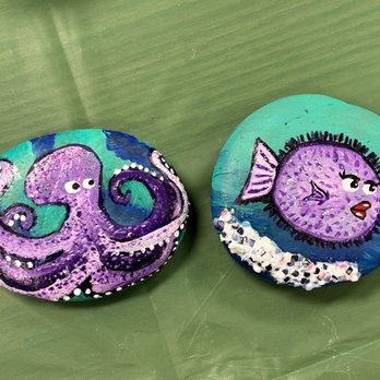 The Art Spark - My Painted rocks! 11/25/23 - Art Classes Near Me - Appleton, Wisconsin