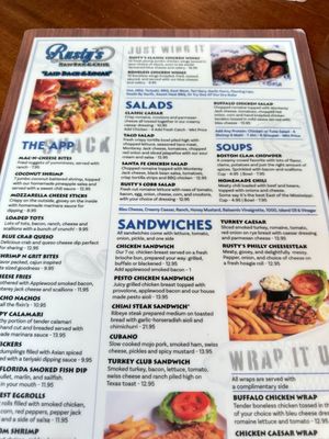 Menu photo 2 Rusty's Raw Bar & Grill Fort Myers, FL Menu photo 2 Rusty's Raw Bar & Grill Fort Myers, FL