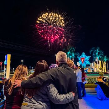 Ford's Garage Sarasota - Fireworks on a Saturday night - Comfort Food Near Me - Sarasota, Florida