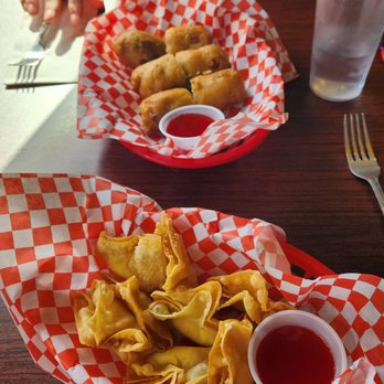 New China Restaurant - Crab cheese puffs and egg rolls - Thai Near Me - Ketchikan, Alaska