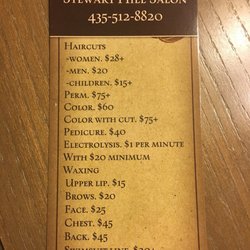 Stewart Hill Salon - Here is a list of services available at Stewart Hill Salon.
