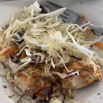 Niko's Grill House - Small Fresh Cabbage/Carrot/Garlic salad with Grilled Chicken Skewer - Desserts Near Me - Tarpon Springs, Florida Niko's Grill House - Small Fresh Cabbage/Carrot/Garlic salad with Grilled Chicken Skewer - Desserts Near Me - Tarpon Springs, Florida