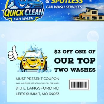 Quick Clean Car Wash - Car Wash Near Me - Lees Summit, Missouri Quick Clean Car Wash - Car Wash Near Me - Lees Summit, Missouri