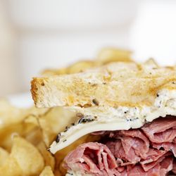yum! Kitchen and Bakery - Try our reuben sandwich served with house made chips at yum! St. Paul.