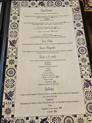 Menu photo 6 El Antojo Poblano Tucson, AZ Menu photo 6 El Antojo Poblano Tucson, AZ