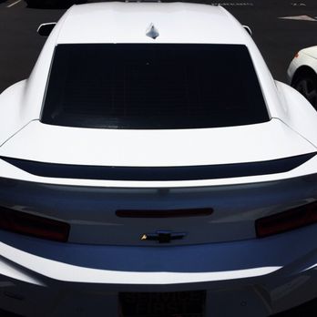 Sync Wraps - Another angle to show the detail on the spoiler. amazed at the clean lines along the body lines, especially cause there is no where to fold - Vehicle Wraps Near Me - Orange, California