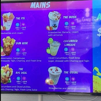 The Crazy Fruit - Juice Bars & Smoothies Near Me - San Angelo, Texas The Crazy Fruit - Juice Bars & Smoothies Near Me - San Angelo, Texas