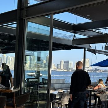 Coasterra - Bar waiting area overlooking restaurant deck - Mexican Near Me - San Diego, California