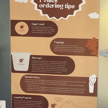7 Miles Tea Lab - Ordering Tips - Bubble Tea Near Me - Artesia, California