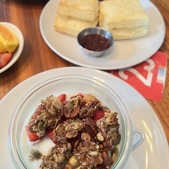 Biscuit Love - Franklin - Protein bowl with homemade granola. Fluffy biscuits. - Breakfast & Brunch Near Me - Franklin, Tennessee