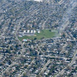John Bidwell Elementary School - As seen from the air